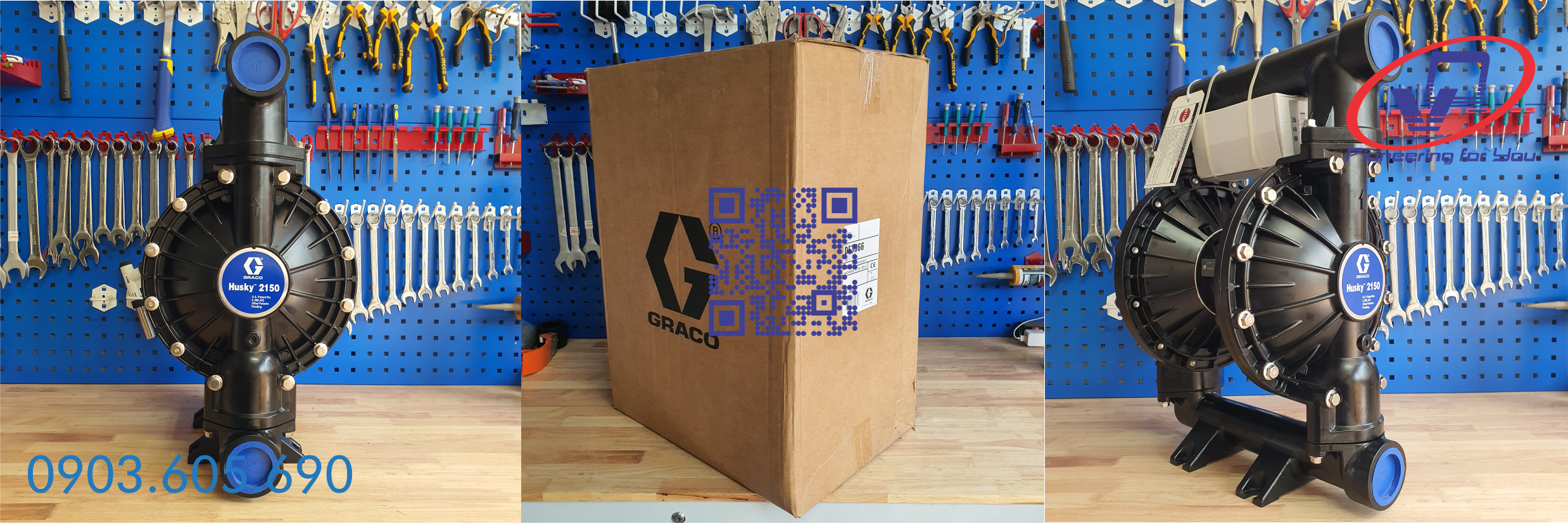 bơm màng Husky Graco