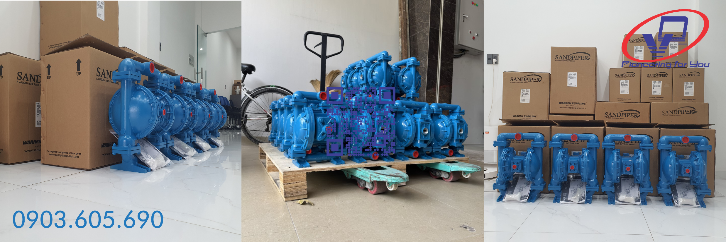 Bơm màng Sandpiper - USA