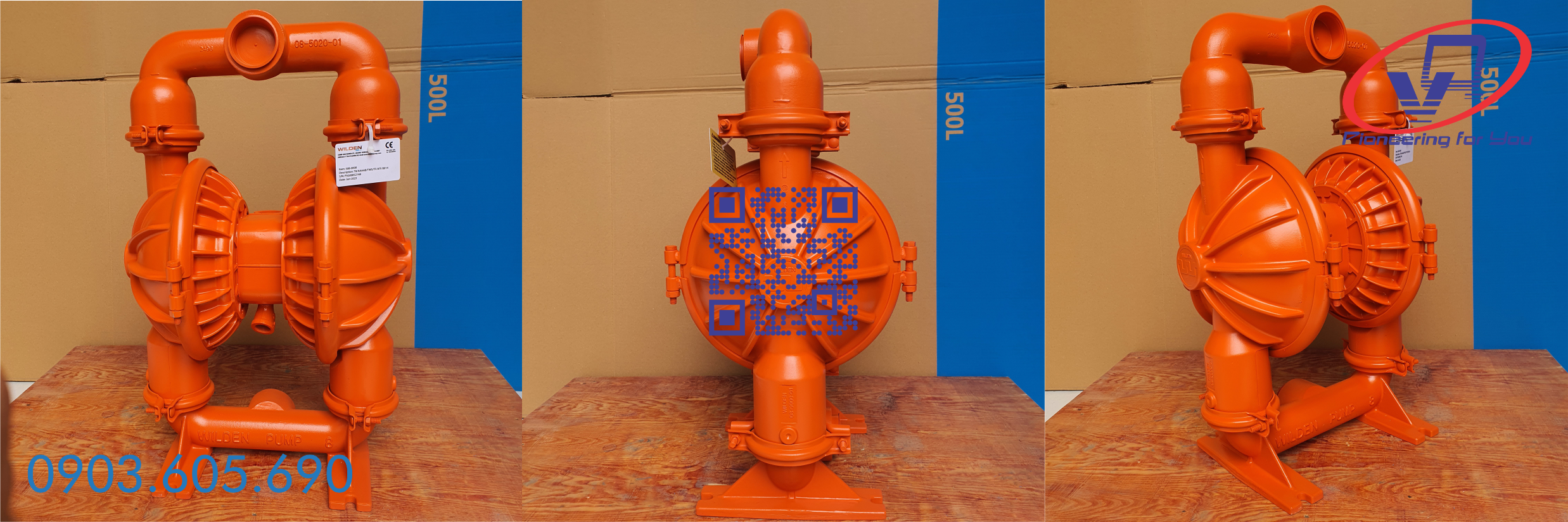 Bơm màng Wilden T8/AAAAB/BNS/BN/BN/0014